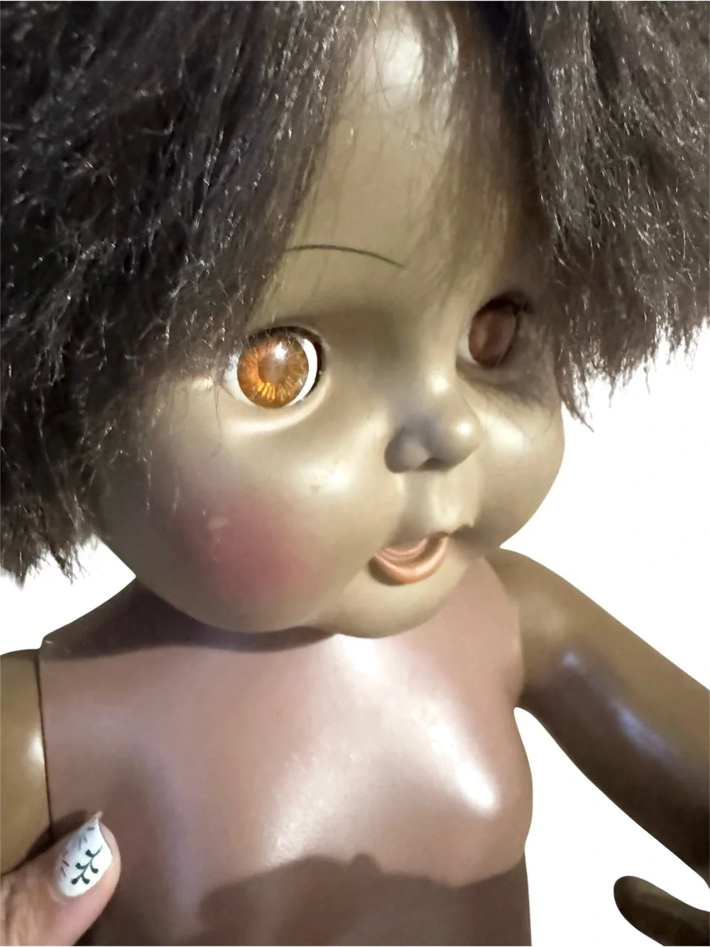 Vintage Horsman 1964 TB26 Thirstee Walker Baby Doll African American 27